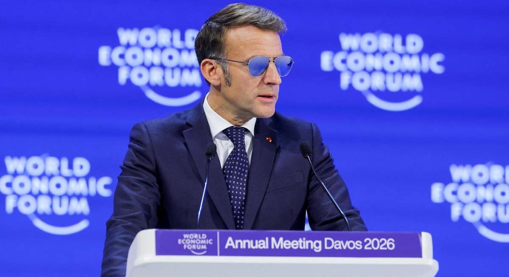 Macron en Davos: «No debemos dudar en usar» el arma anticoerción por primera vez